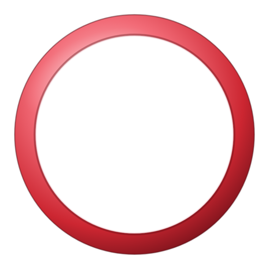 Red port hole ring