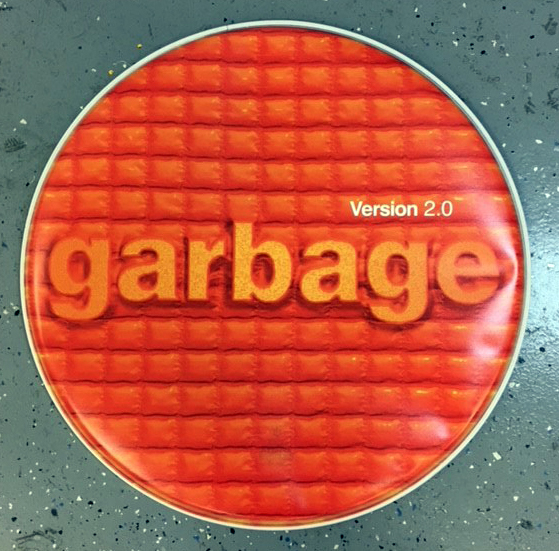 Custom-printed bass drum head with band logo or artwork
