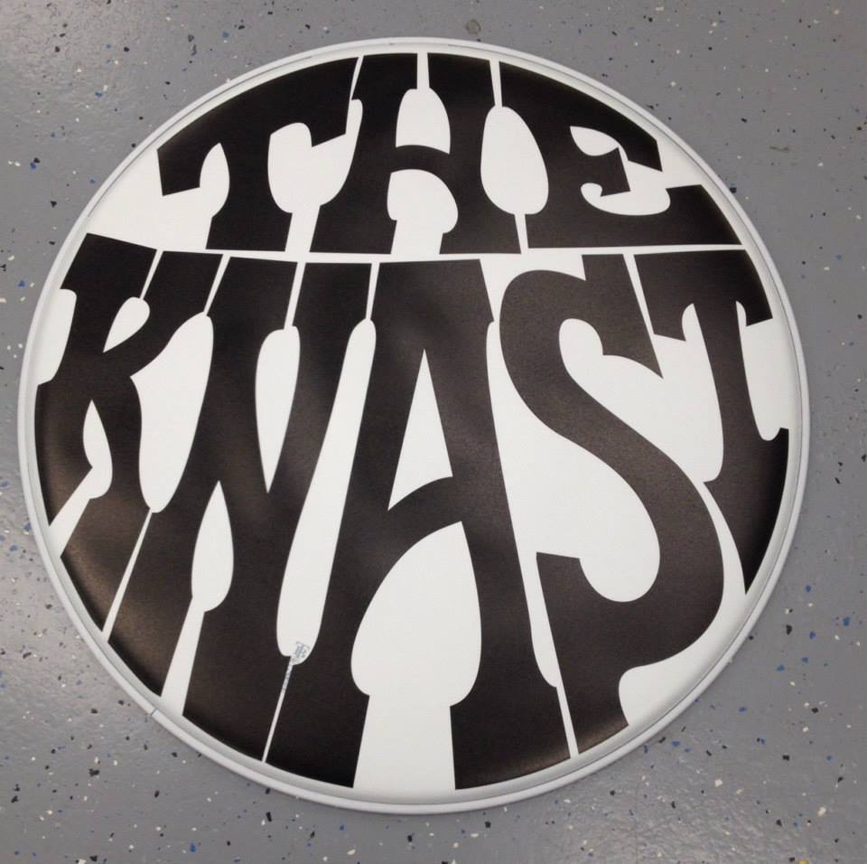 Custom bass drum head print