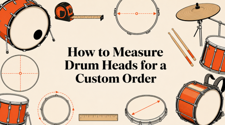 How to Measure Drum Heads for a Custom Order