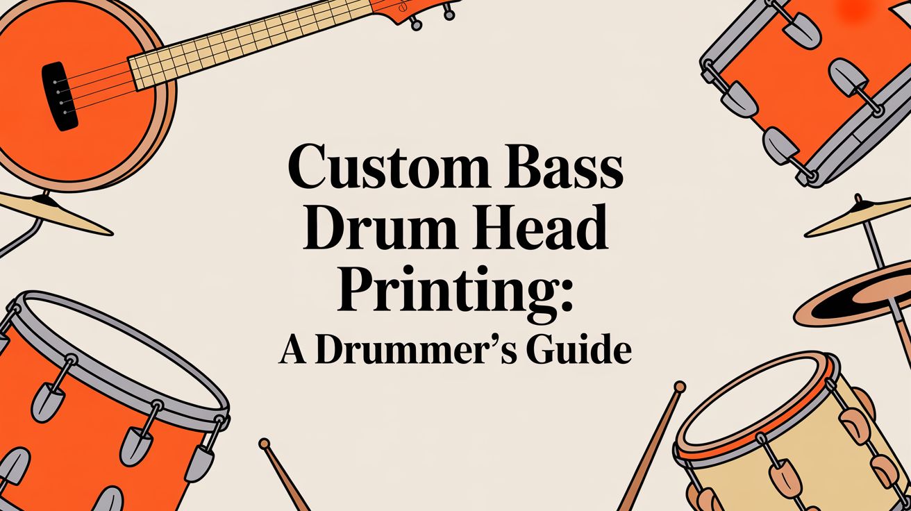 Custom Bass Drum Head Printing: A Drummer’s Guide