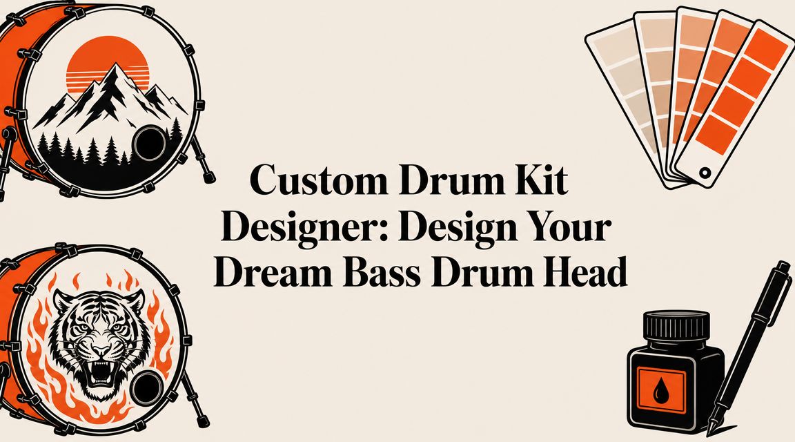 Custom Drum Kit Designer: Design Your Dream Bass Drum Head