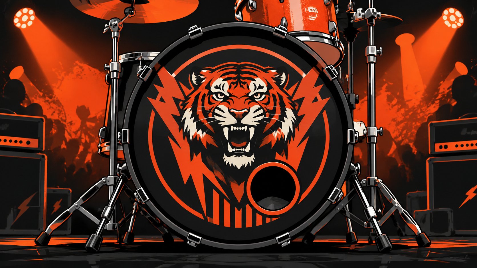 Design Pro-Level Custom Bass Drum Head Graphics