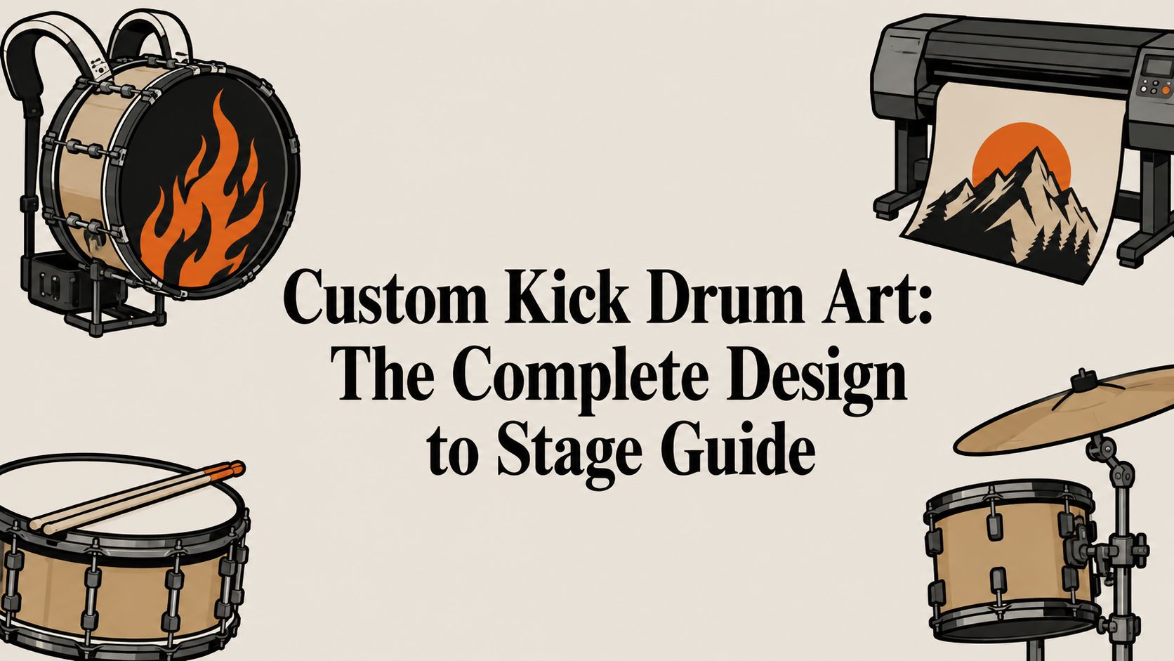 Custom Kick Drum Art: The Complete Design to Stage Guide
