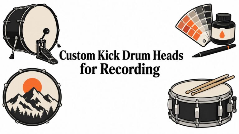 Custom Kick Drum Heads for Recording